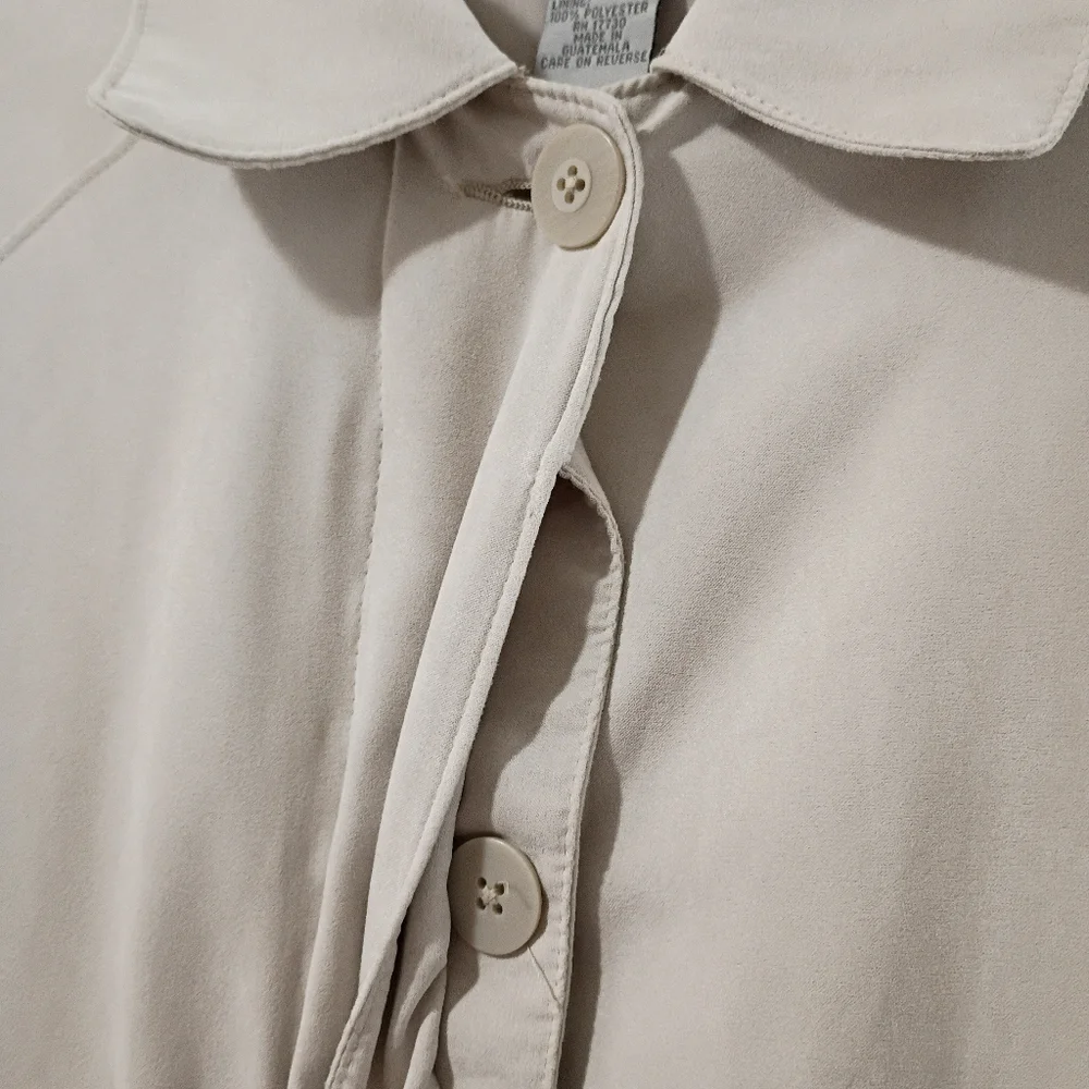 Collection By Cherokee Classic Beige Women's Coat Velvety Feel